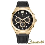 ساعت فول دیت سوئیس آرت 920136BK0301 مشکی با بدنه طلایی - ساعت سوئیس آرت 920136BK0301
