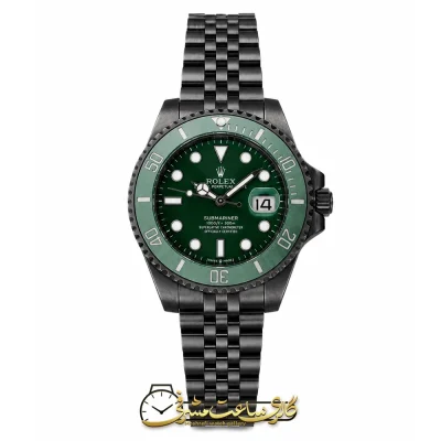 جزئیات صفحه و زه سبز ساعت رولکس سابمارینر هایکپی G1003